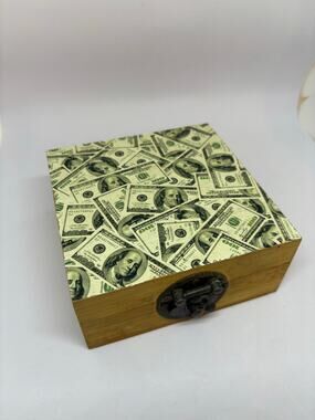 Money $$$ Lockbox, Treasure Box, Keepsake Box, Hope Box, Trinket Box